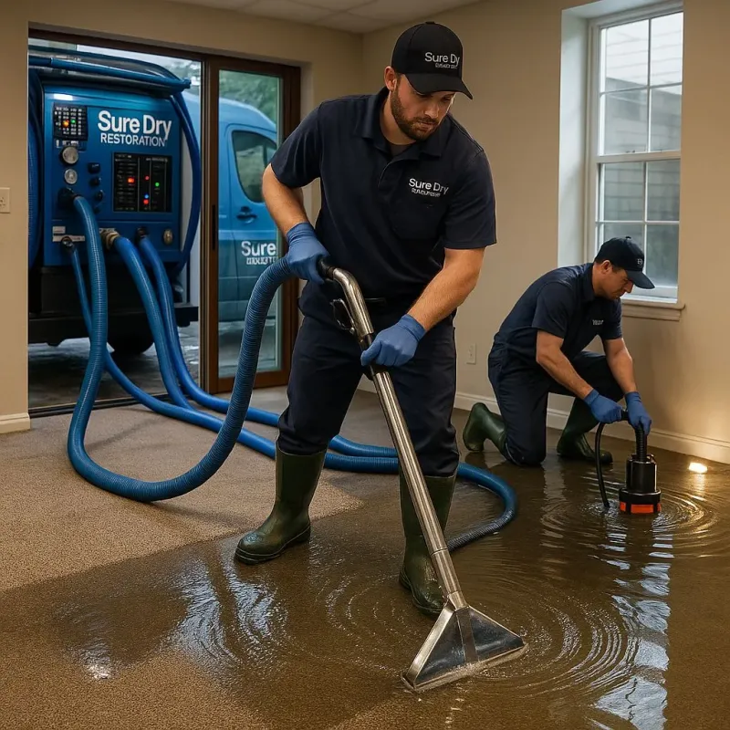Water Extraction and Removal process in Tilton-Northfield, NH